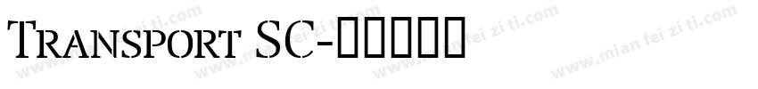 Transport SC字体转换